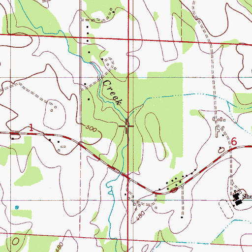 Topographic Map of Cahaba Valley, AL