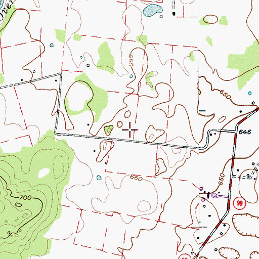 Topographic Map of Ransom Cemetery, TN
