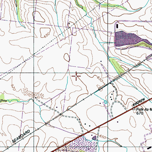 Topographic Map of Bynum-Williams Cemetery, TN