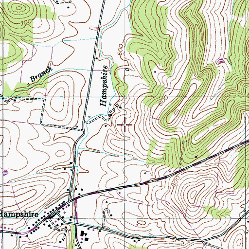 Topographic Map of Conner Cemetery, TN