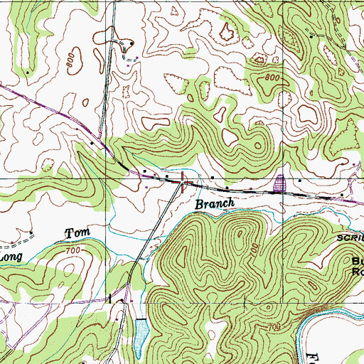 Topographic Map of Cuba (historical), TN