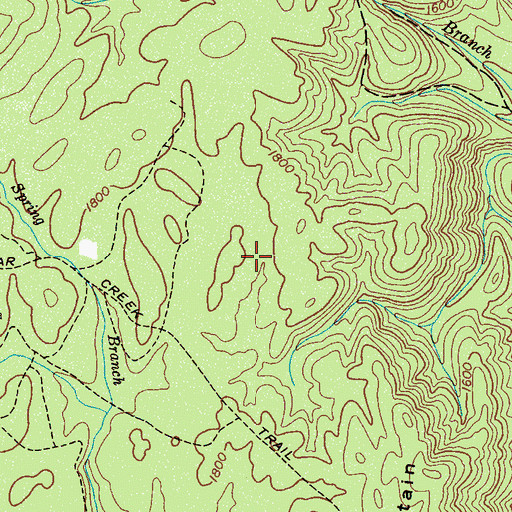 Topographic Map of Clemmer Campsite, TN