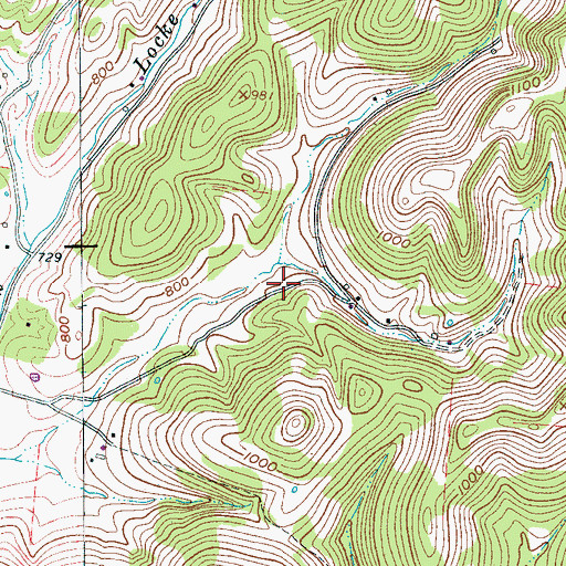 Topographic Map of Dobbs Cemetery, TN