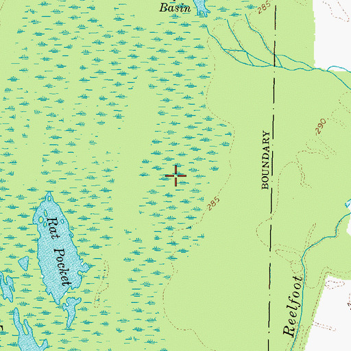 Topographic Map of CArpenter Arm, TN