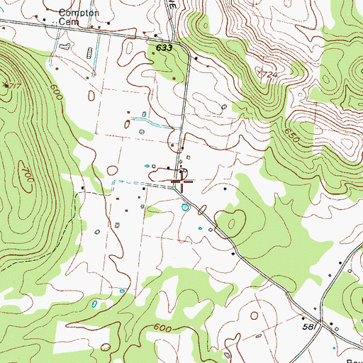 Topographic Map of Nolan School (historical), TN