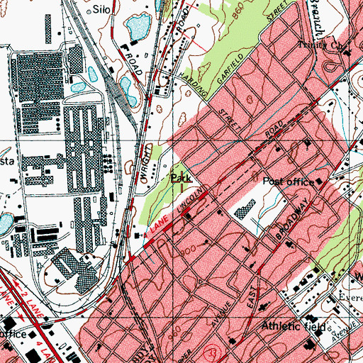 Topographic Map of Maryville-Alcoa Division (historical), TN