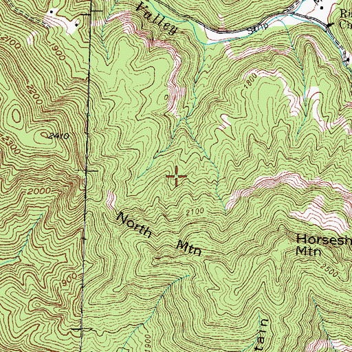 Topographic Map of Clairfield Division (historical), TN