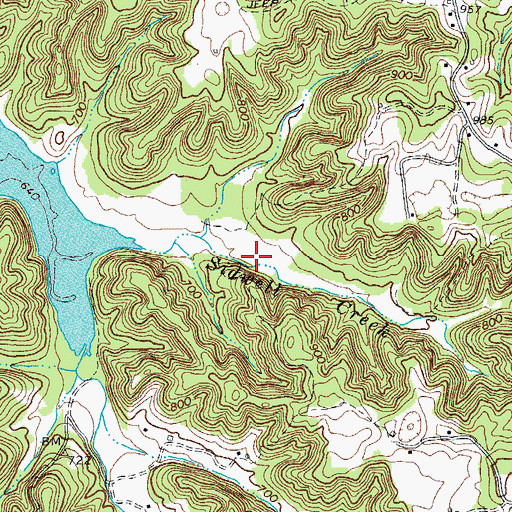 Topographic Map of Fairview Division (historical), TN