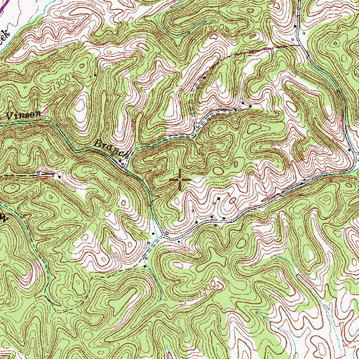 Topographic Map of Centerview Division (historical), TN
