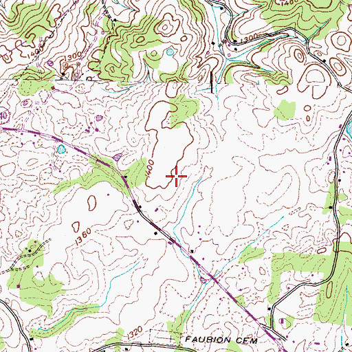 Topographic Map of Parrottsville Division (historical), TN