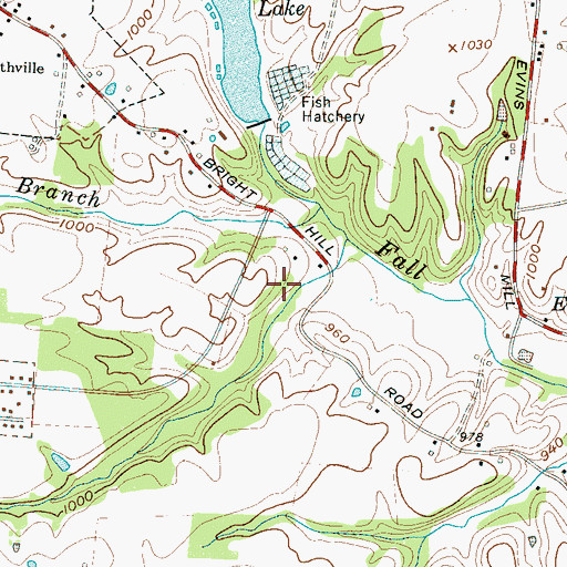 Topographic Map of Smithville Division (historical), TN