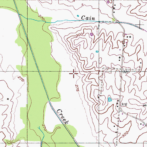 Topographic Map of Fowlkes Division (historical), TN