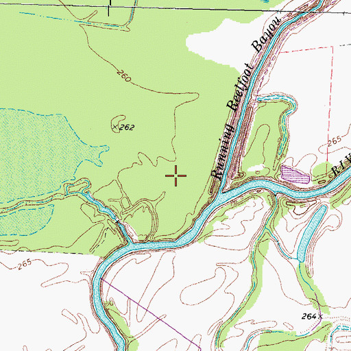 Topographic Map of Mississippi-Obion Division (historical), TN