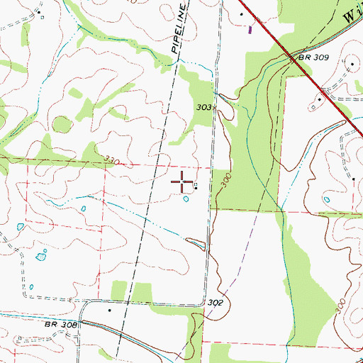 Topographic Map of Braden Division (historical), TN