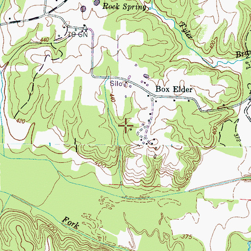 Topographic Map of Morris Chapel Division (historical), TN