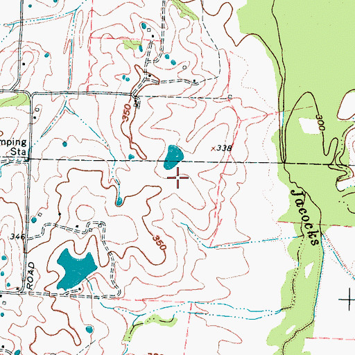 Topographic Map of Holly Grove-Belle Eagle Division (historical), TN