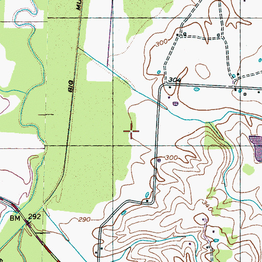 Topographic Map of Stanton Division (historical), TN