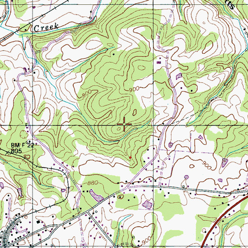 Topographic Map of Lyles-Wrigley Division (historical), TN