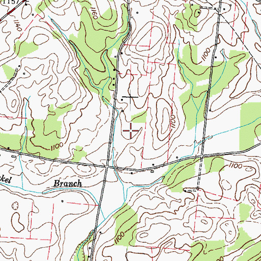 Topographic Map of White Pine Division (historical), TN
