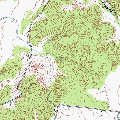 Topographic Map of Iron City-St. Joseph Division (historical), TN