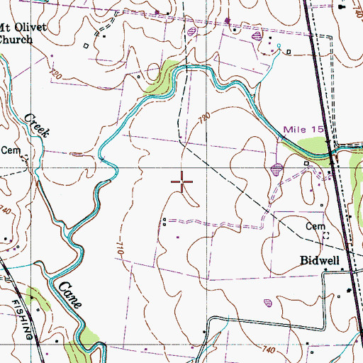 Topographic Map of Petersburg Division (historical), TN