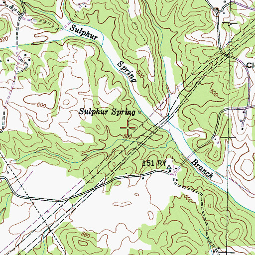 Topographic Map of Adamsville Division (historical), TN