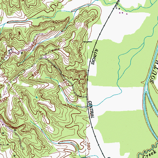 Topographic Map of Pinson Division (historical), TN