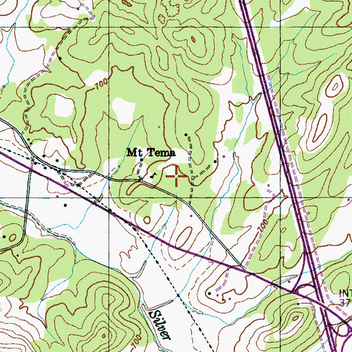 Topographic Map of Fountain Heights Division (historical), TN