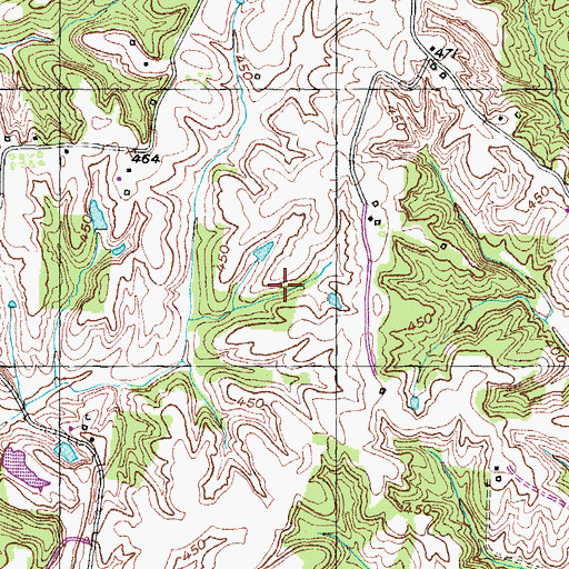 Topographic Map of Hornbeak-Samburg Division (historical), TN