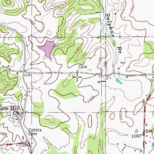 Topographic Map of Rickman Division (historical), TN