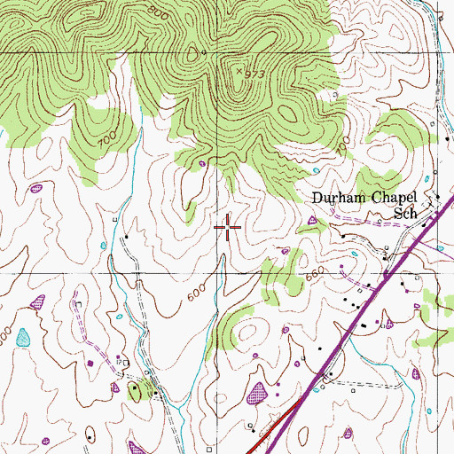 Topographic Map of Bethpage Division (historical), TN