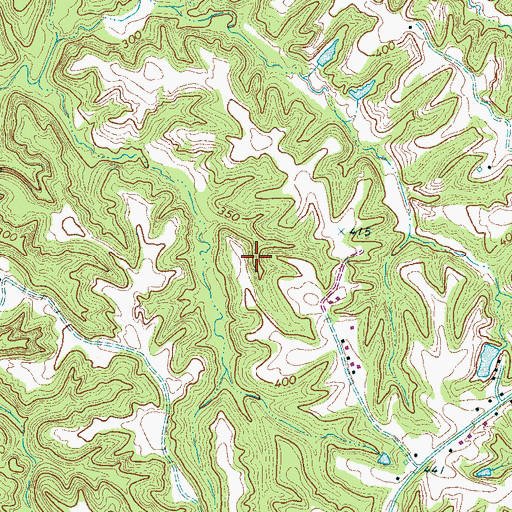 Topographic Map of Drummonds Division (historical), TN