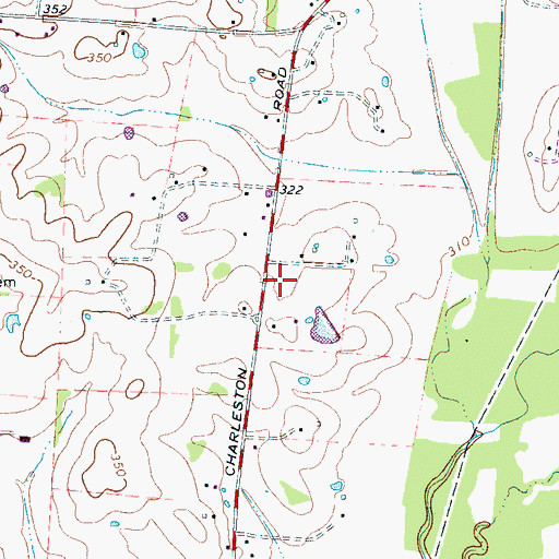 Topographic Map of Mason Division (historical), TN