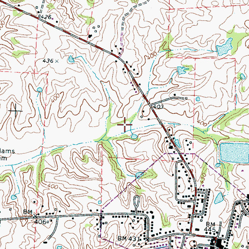 Topographic Map of Munford-Atoka Division (historical), TN