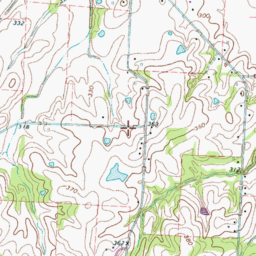 Topographic Map of Tabernacle Division (historical), TN