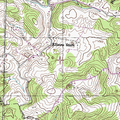 Topographic Map of Sharps Chapel Division (historical), TN