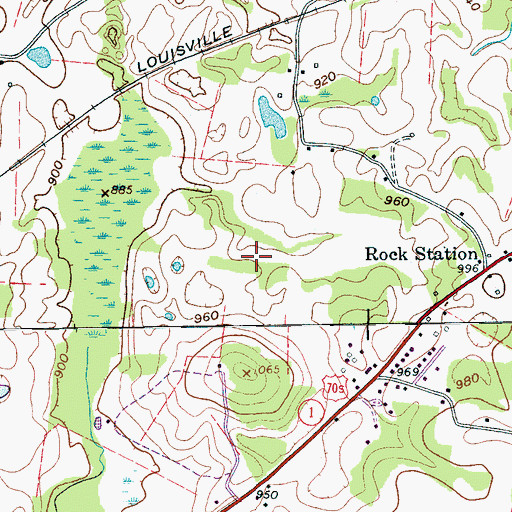 Topographic Map of Campaign Division (historical), TN
