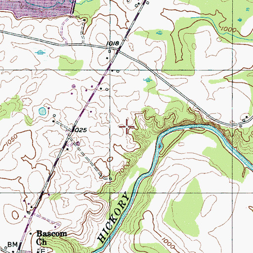 Topographic Map of Morrison Division (historical), TN