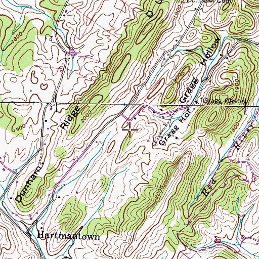 Topographic Map of Sulphur Springs Division (historical), TN