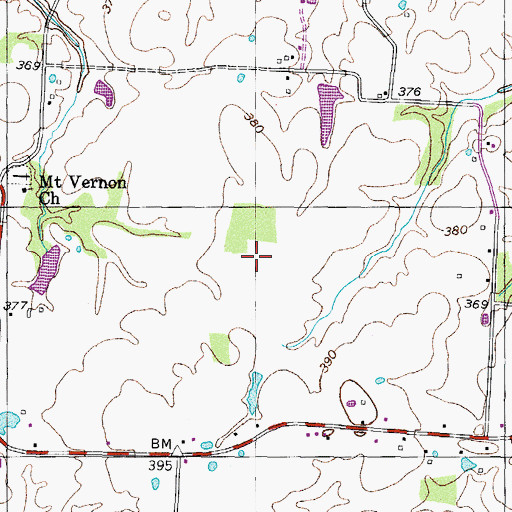 Topographic Map of Sharon Division (historical), TN