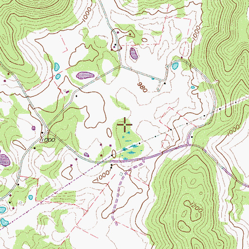 Topographic Map of Doyle Division (historical), TN