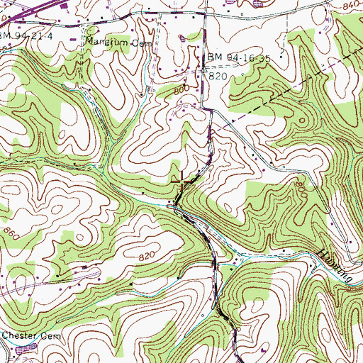 Topographic Map of Fairview Division (historical), TN