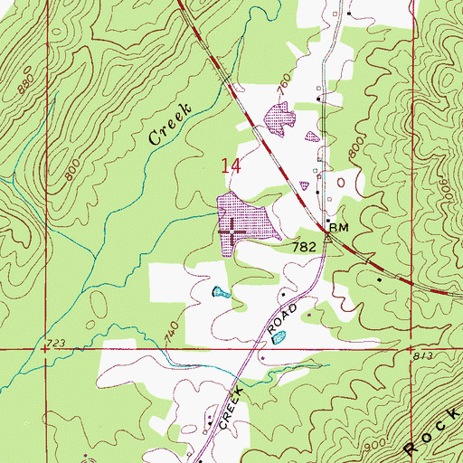 Topographic Map of Clayton Dam, AL