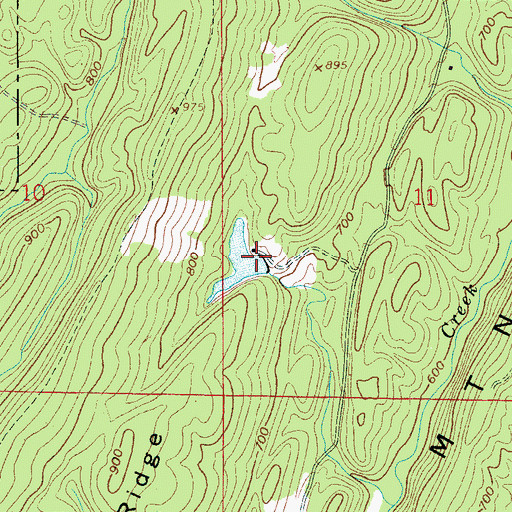 Topographic Map of Watkins Dam, AL