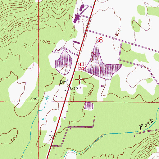 Topographic Map of Farr S Lake, AL