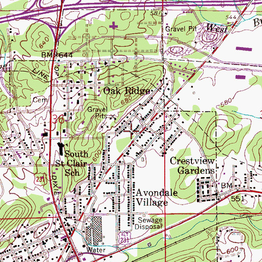 Topographic Map of Friendship Freewill Baptist Church, AL