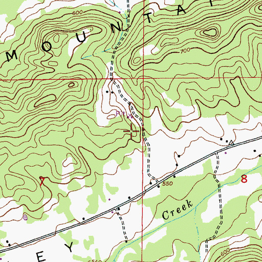 Topographic Map of Jones School (historical), AL