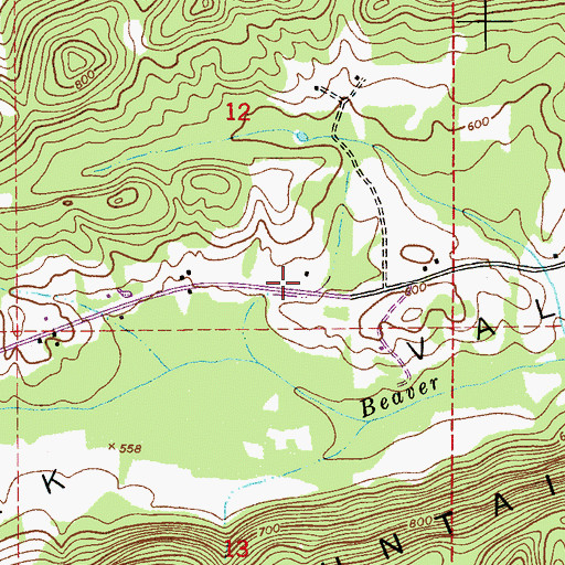 Topographic Map of Musgrove Church (historical), AL