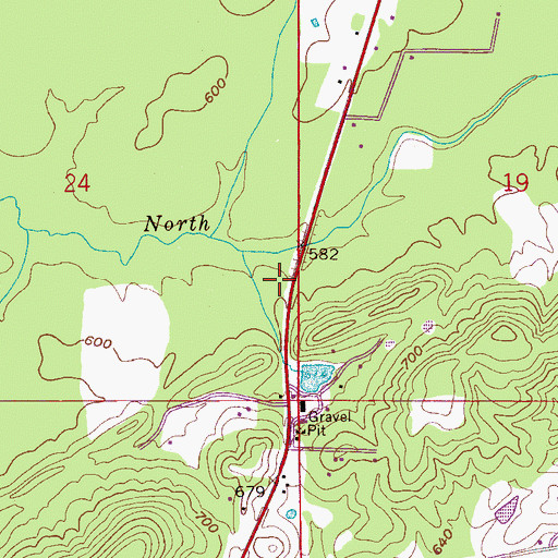 Topographic Map of Saint Clair County Farm (historical), AL