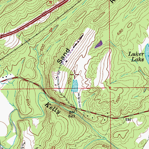Topographic Map of Seventh Day Adventist Junior Academy, AL